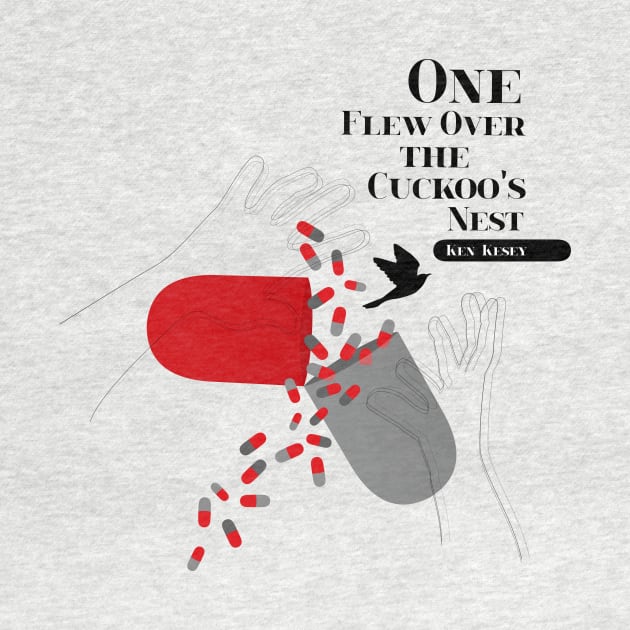 One Flew Over The Cuckoo's Nest Fan Art Poster on White by XOOXOO